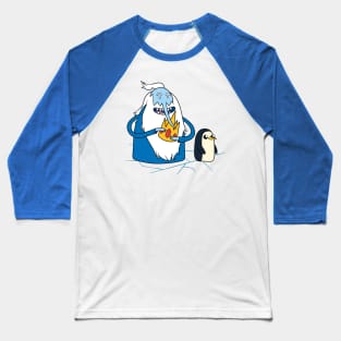 The Ice King and Penguin Baseball T-Shirt